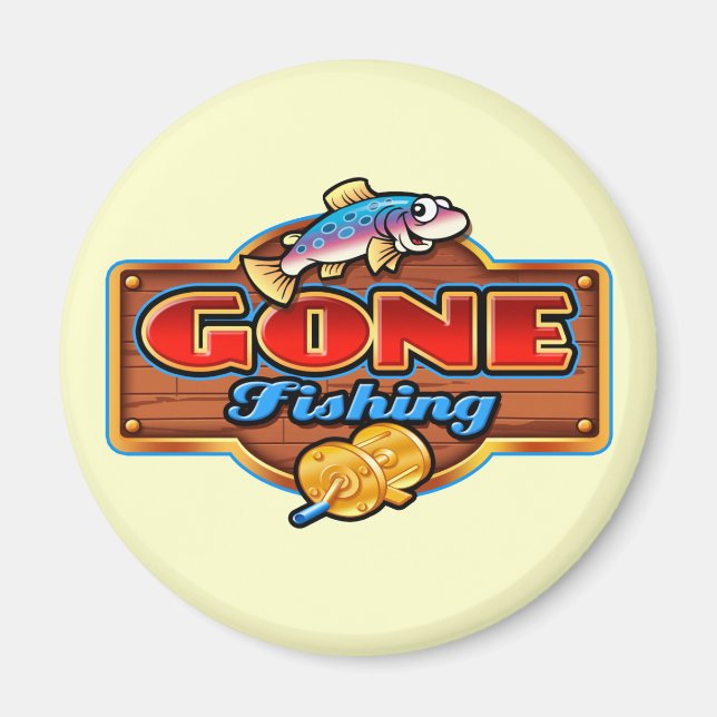 GONE FISHING MAGNET (Front)