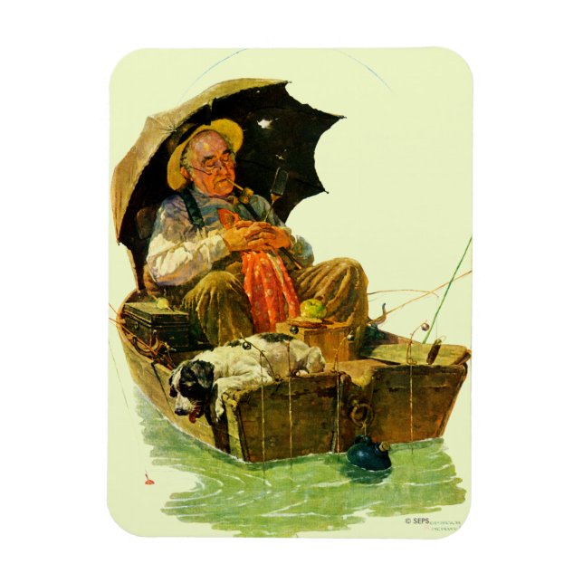 Gone Fishing Magnet (Vertical)