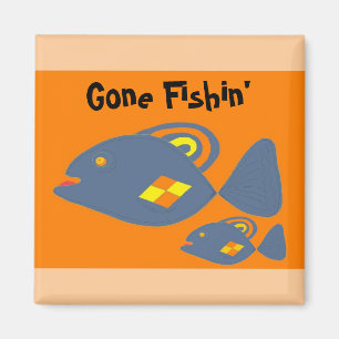 Gone Fishing Magnet