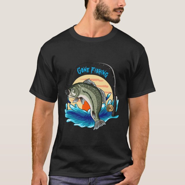 Gone Fishing Mens T-Shirt (Front)