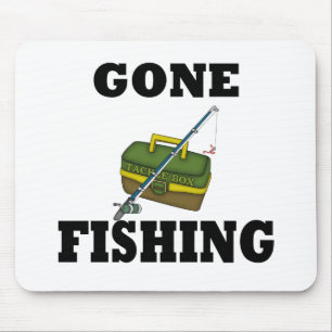 Gone Fishing Mouse Mat