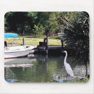 gone fishing! mouse mat