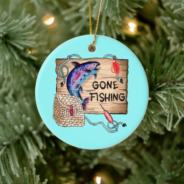Gone Fishing ornament (Tree)