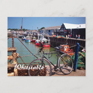 Gone Fishing Picturesque Whitstable Kent UK Postcard
