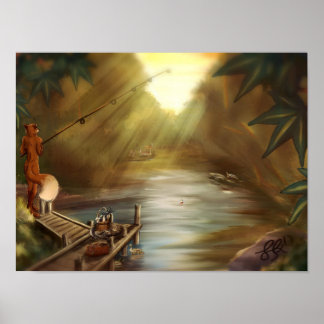 Gone Fishing Poster
