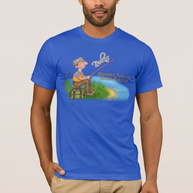 Gone Fishing Retirement T-Shirt (Front)