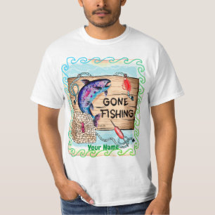 Gone Fishing t-shirt