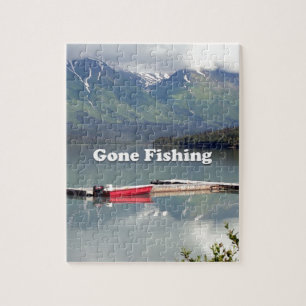 Gone Fishing: Trail Lake, Alaska Jigsaw Puzzle