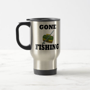 Gone Fishing Travel Mug