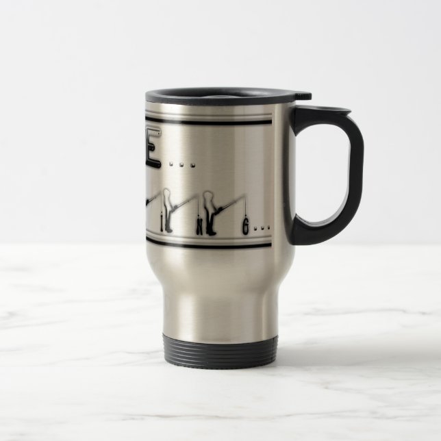 gone fishing travel mug (Right)
