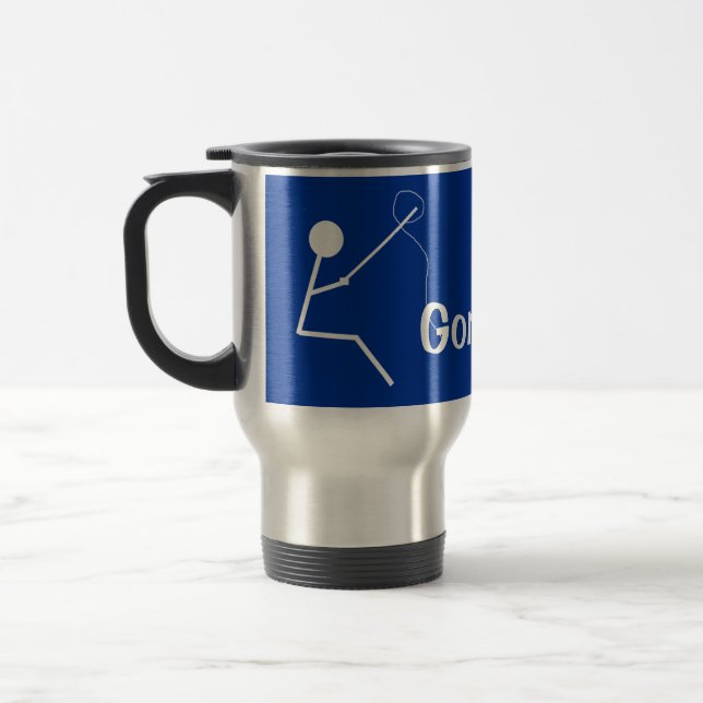 Gone Fishing -  Travel Mug (Left)