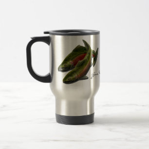 Gone Fishing Travel Mug Personalised Fishing Gifts