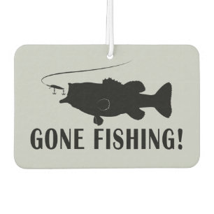 Gone Fishing with Largemouth Bass Car Air Freshener