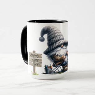 "Gone Fish'n" Personalised Coffee Mug