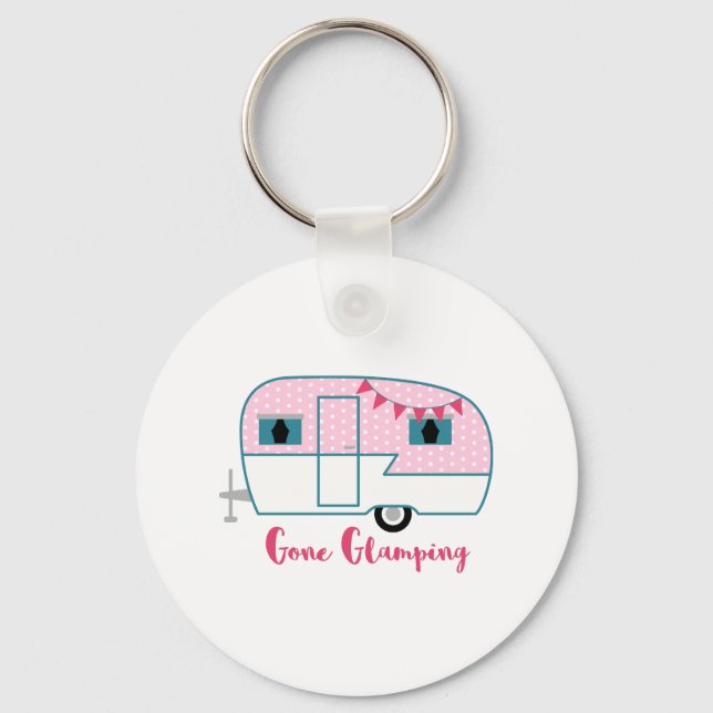 Gone Glamping Key Ring (Front)