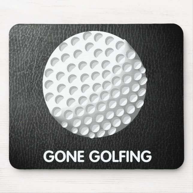 Gone Golfing Mouse Mat (Front)