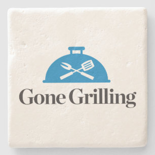 Gone Grilling Stone Coaster
