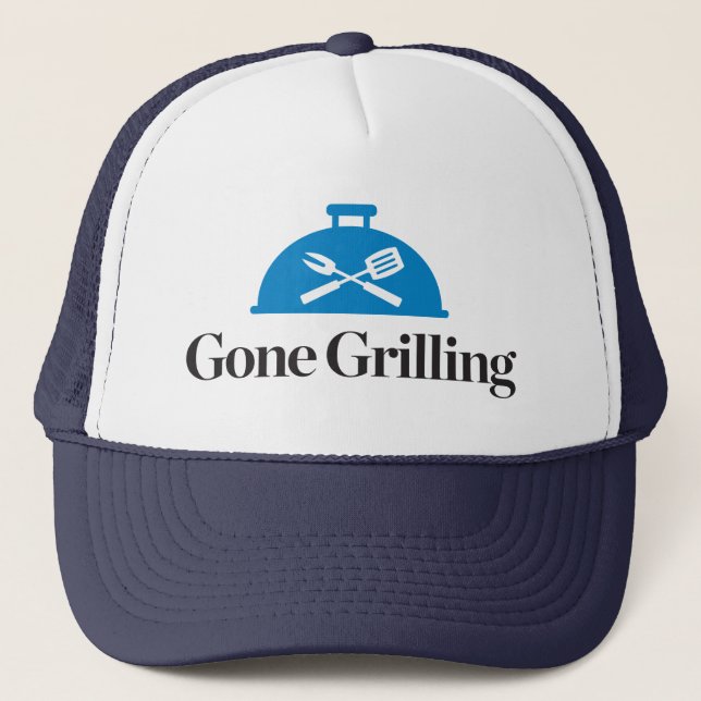 Gone Grilling Trucker Hat (Front)