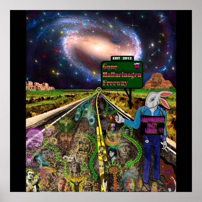 Gone Hallucinogen Freeway Poster (Front)