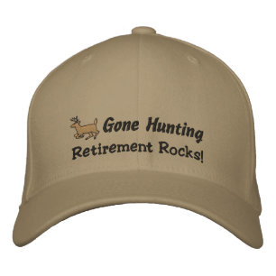 Gone Hunting Embroidered Hat