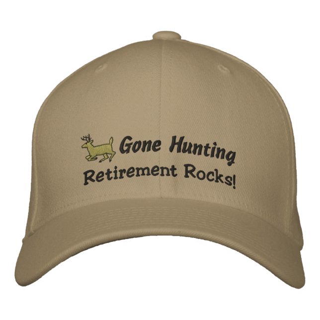Gone Hunting Embroidered Hat (Front)