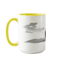 Gone Knots Kitesurfing - Large Coffee Mug Yellow