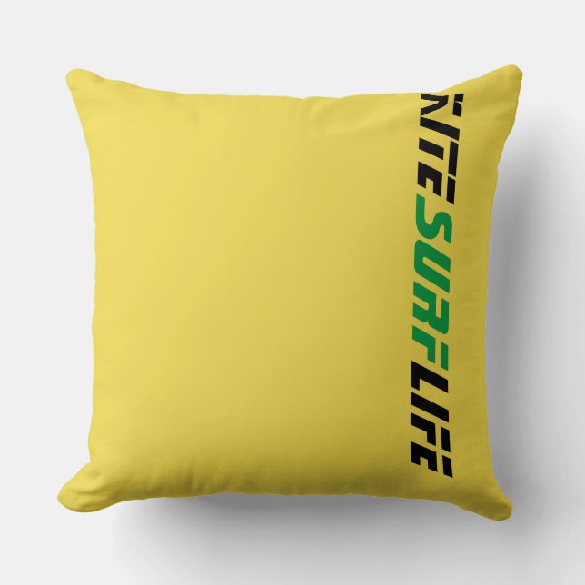Gone Knots Kitesurfing - Throw Pillow (Front)