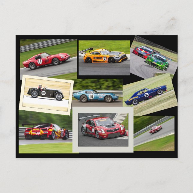 Gone Racing Postcard (Front)