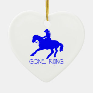GONE RIDING CHRISTMAS ORNAMENT