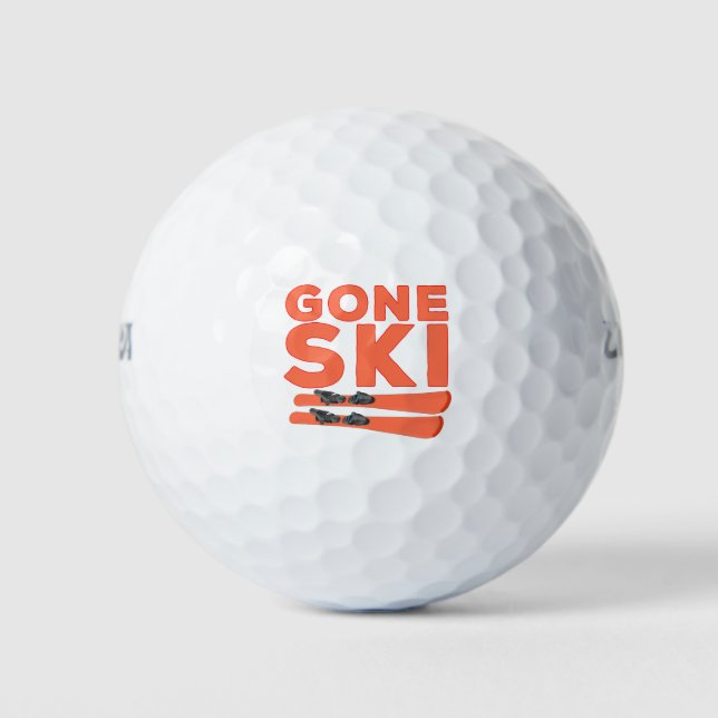 Gone Ski Golf Balls (Front)