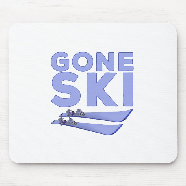 Gone Ski Mouse Mat (Front)