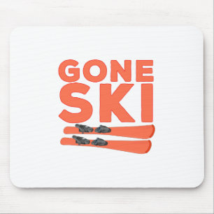 Gone Ski Mouse Mat
