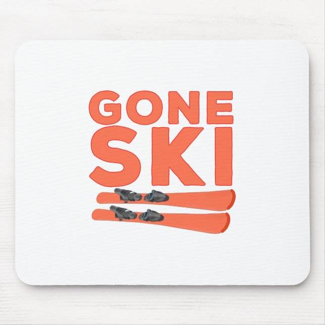 Gone Ski Mouse Mat (Front)
