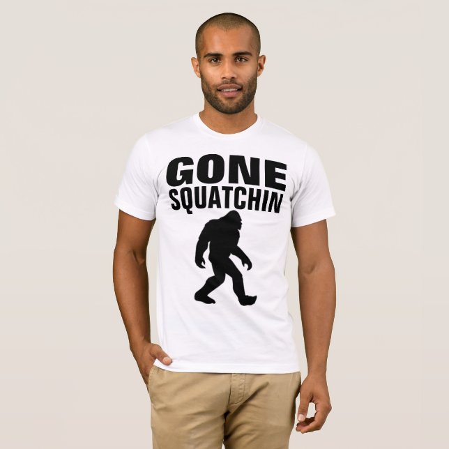GONE SQUATCHIN BIGFOOT T-shirts (Front Full)