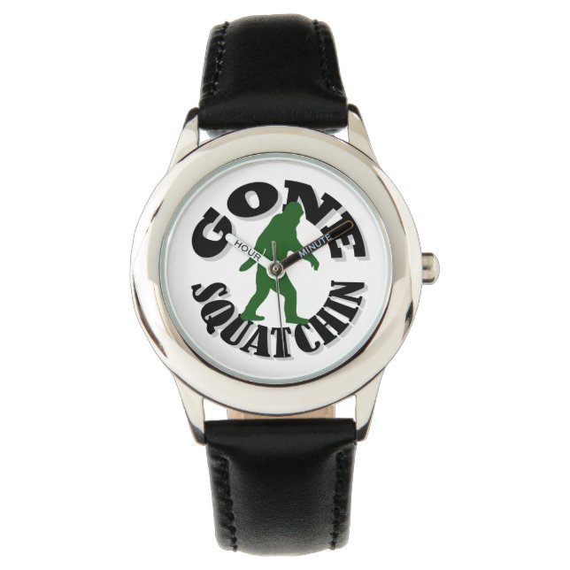 Gone Squatchin bigfoot Watch (Front)