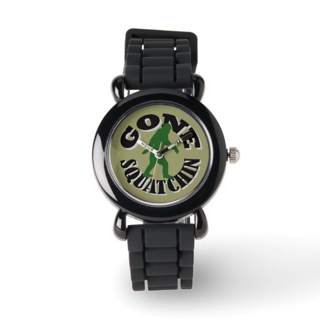 Gone Squatchin bigfoot Watch (Front)