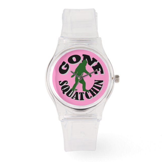 Gone Squatchin bigfoot Watch (Front)