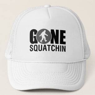 Gone Squatchin Blue Trucker Hat