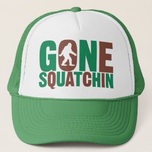 Gone Squatchin Camo Letters Hat