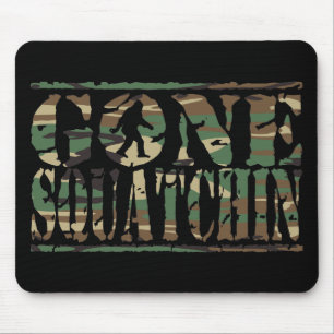 GONE SQUATCHIN CAMO MOUSE MAT