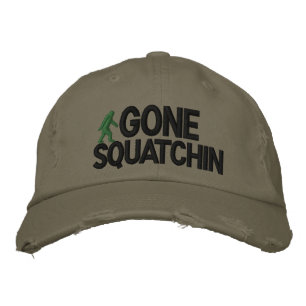 Gone Squatchin Deluxe version Embroidered Hat