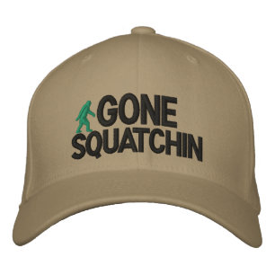 Gone Squatchin Deluxe version Embroidered Hat