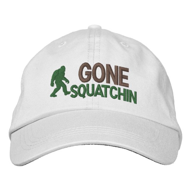Gone Squatchin Embroidered Hat (Front)