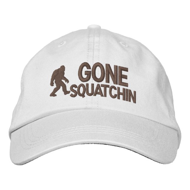 Gone Squatchin Embroidered Hat (Front)