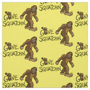Gone Squatchin Fabric