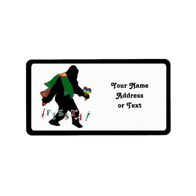 Gone Squatchin - Fiesta Squatchin Label (Front)