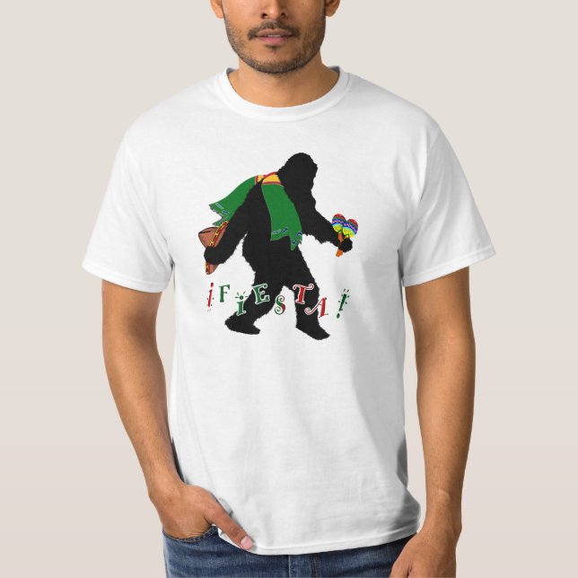 Gone Squatchin - Fiesta Squatchin T-Shirt (Front)