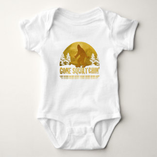 Gone Squatchin' Green Baby Bodysuit