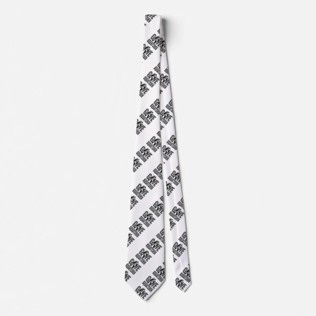 Gone Squatchin Headline Customise This Tie (Front)