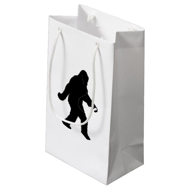 Gone Squatchin' iSquatch   Small Gift Bag (Back Angled)